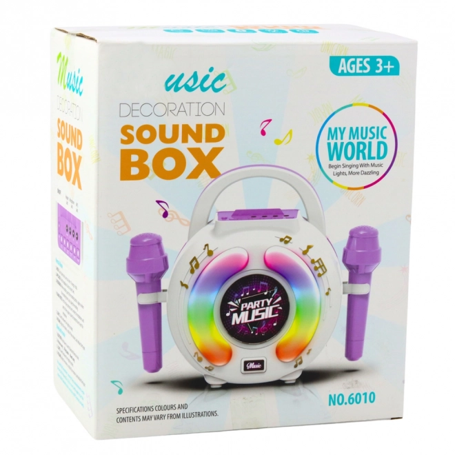 Karaoke set dva mikrofona i bluetooth zvučnik