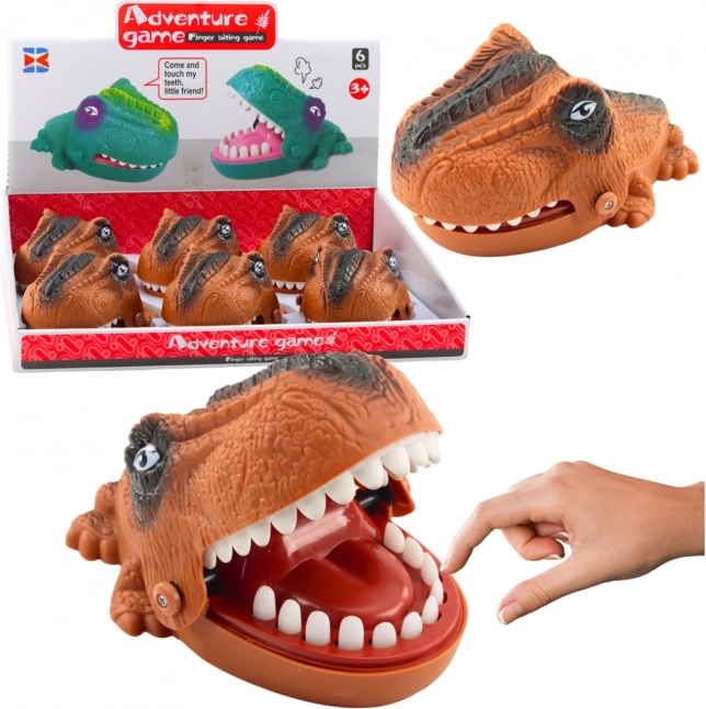 Igra Spretnosti Grizući Napadajući Dinosaurus Smeđi
