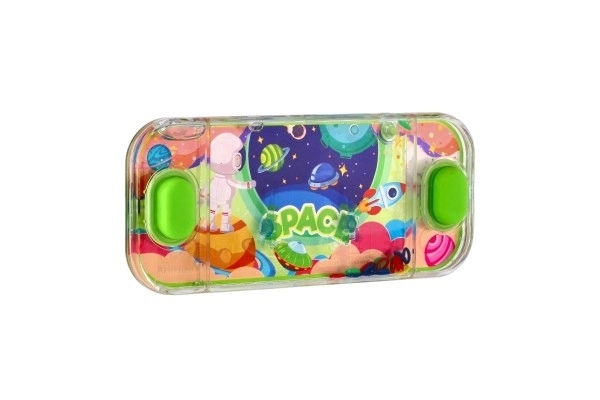 Vodena igra zagonetka 15x7cm plastika svemir 4 vrste 24 kom u kutiji