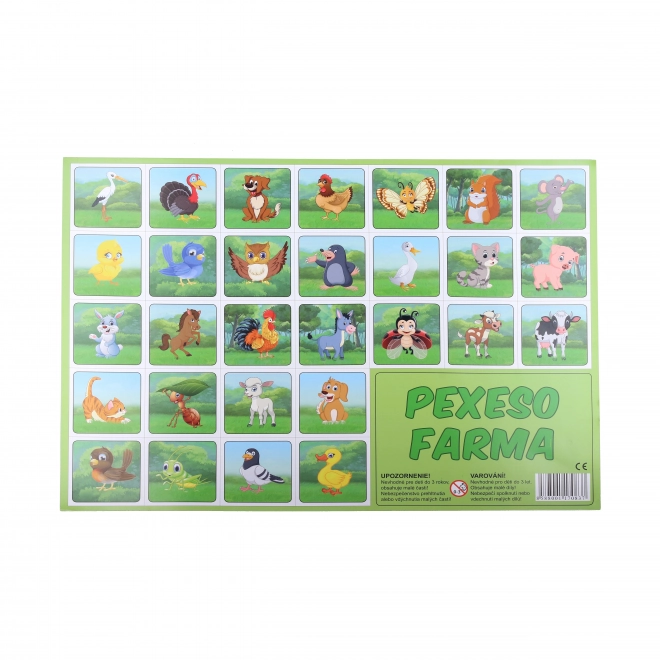 Pexeso farma ilustrirano