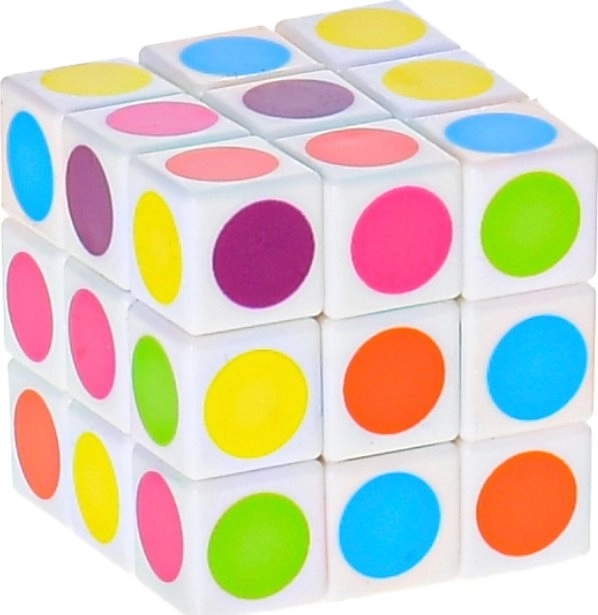 Mini 3x3 zagonetna kocka s točkicama