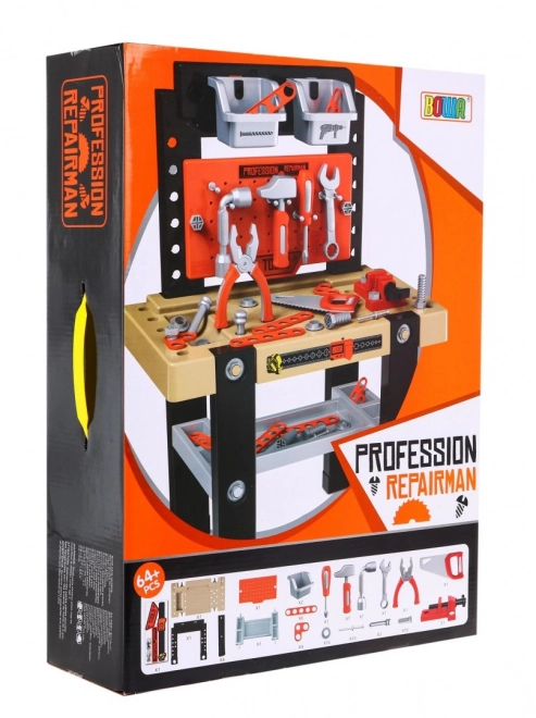 Dječji radni stol Little DIY - 64 dijelova