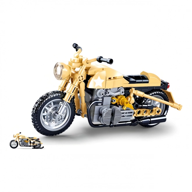 Sluban ModelBricks Vojni motocikl