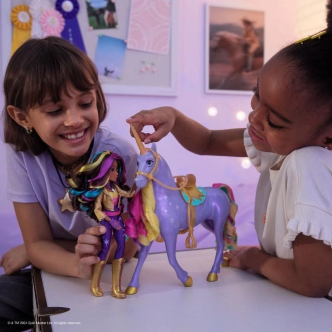 UNICORN AKADEMIJA SVJETLEĆI JEDNOROG WILDSTAR S LUTKOM SOPHIA 24cm