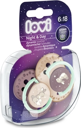 Glow-in-the-dark handle for easy nighttime use