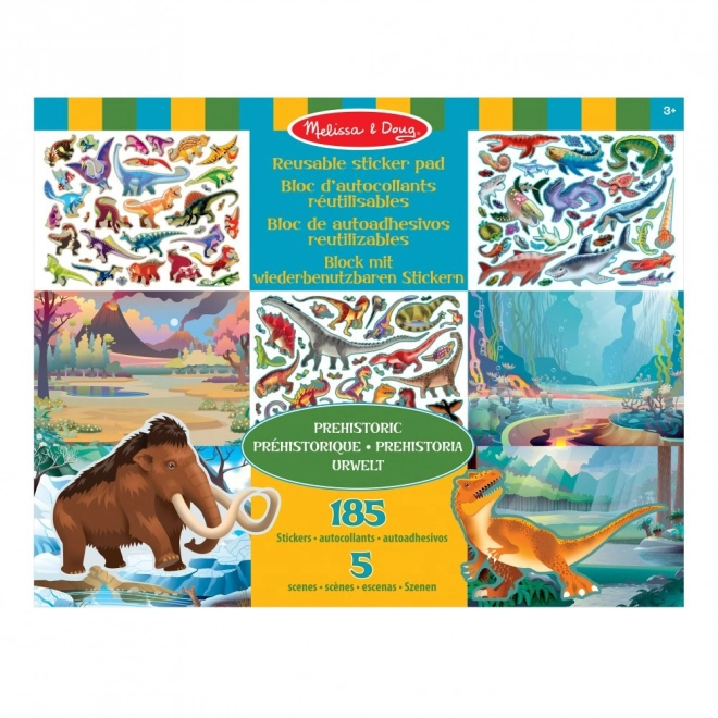 Melissa & Doug prapovijesni svijet ponovno upotrebljive naljepnice