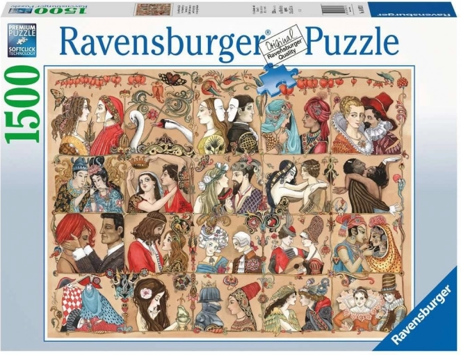 Ravensburger puzzle Love Through the Ages 1500 dijelova
