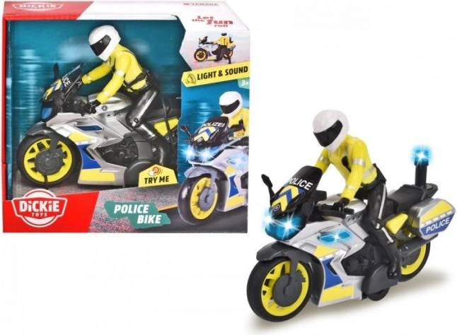 Policijski motocikl s vozačem 17 cm