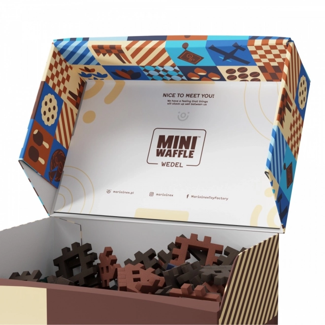Konstruktor Mini Waffle - Wedel Tvornica čokolade, 230 komada