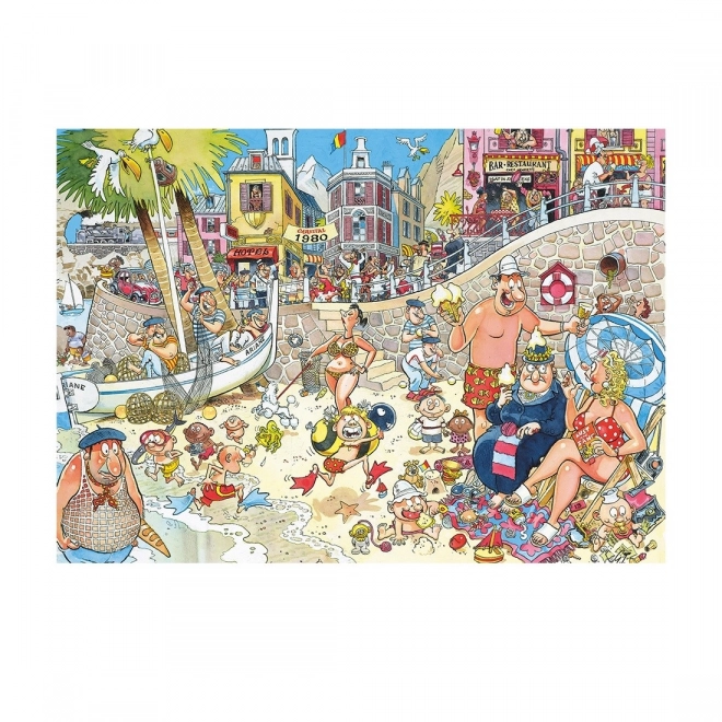 Puzzle 1000 nakončanja Wasgij Sezona godišnjih odmora