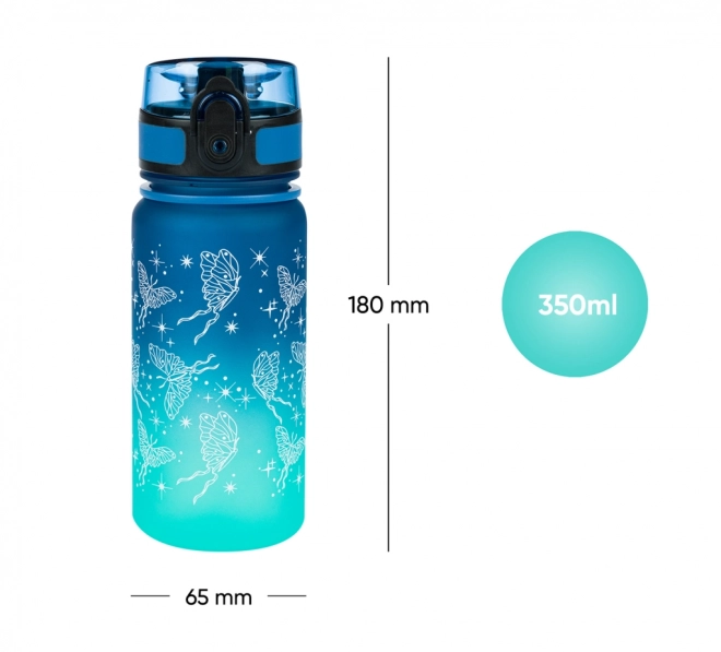 BAAGL Tritanova boca za piće Gradient Leptir 350 ml