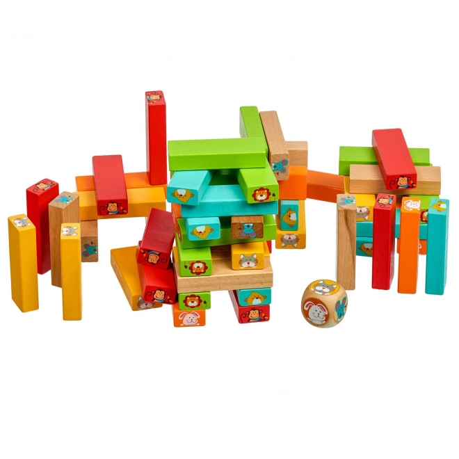Lucy & Leo „Pogodi tko“ - dječja drvena igra Jenga