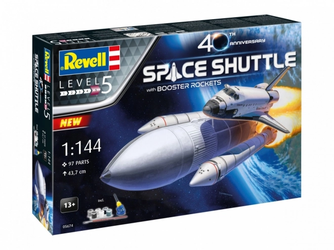 Revell model Space Shuttle s pojačivačkim raketama