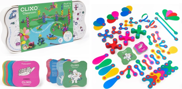 Clixo Classroom - Magnetička građevna set 100 kom