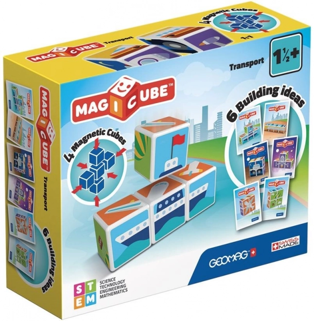 GEOMAG Magnetne kocke Magicube Prometna sredstva