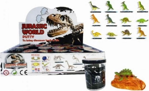 Sljez s dinosaurima 80 g u čašici, mix vrsta