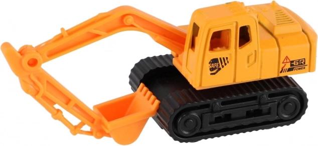Mini građevinska vozila metal/plastika 7 cm slobodan hod raznih vrsta