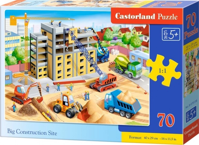 Puzzle Veliko Građevinsko Mjesto 70 Dijelova