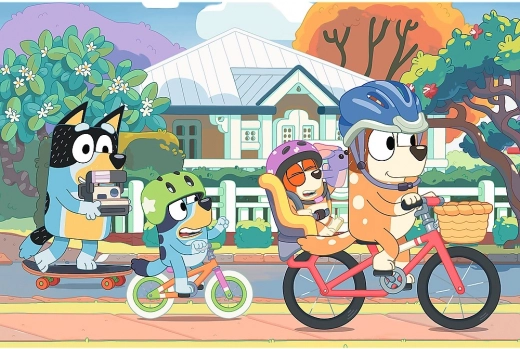 Motiv BLUEY pun pokreta i radosti