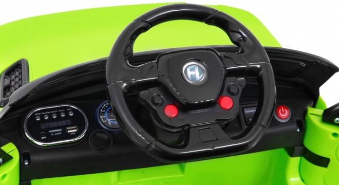 Električni autić Land Rapid Racer zeleni