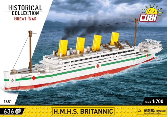 Model broda H.M.H.S. Britannic 1:700