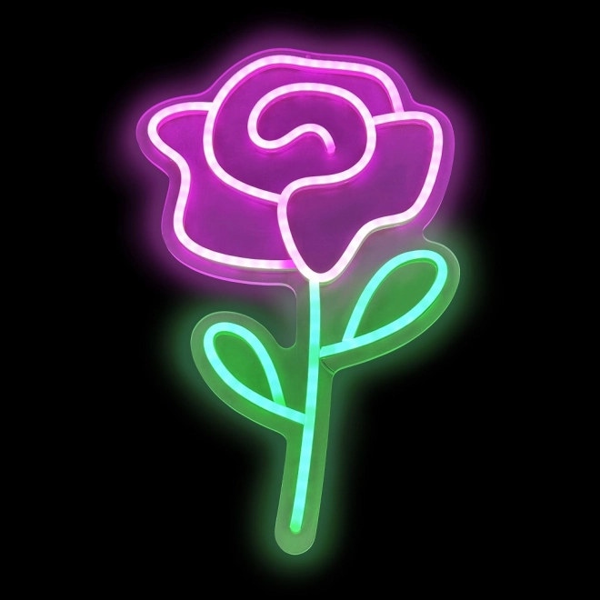 LED neonska lampa Ruža 2Kids Toys