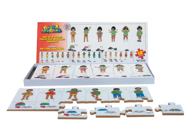 Just Jigsaws Oblačenje - drvene puzzle za djecu