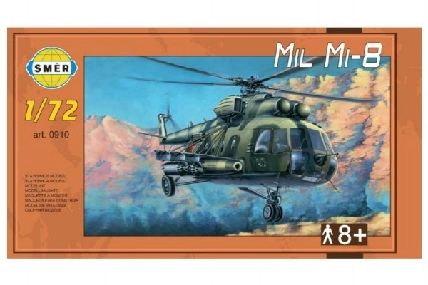 Model Mil Mi-8 1:72 25,5x29,5 cm u kutiji 34x19x6cm