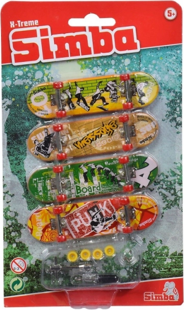 Mini skateboard set X-Treme 4 komada