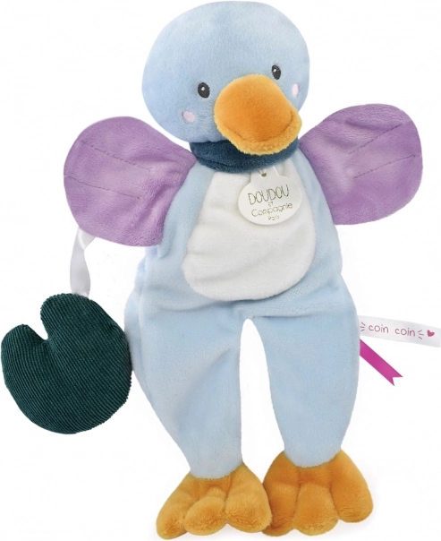 Doudou poklon set - plišana pačić s listom lopoča