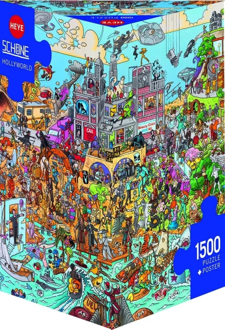 Puzzle 1500 dijelova Hollyworld