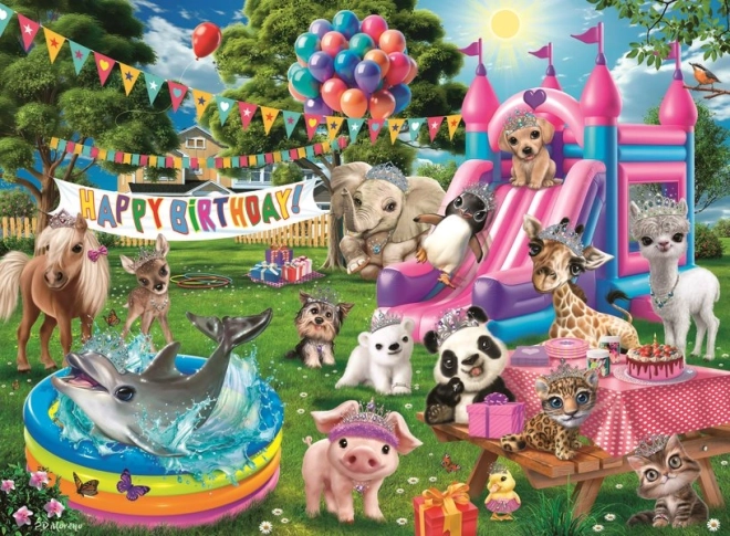 Ravensburger puzzle životinjska rođendanska zabava XXL 100 dijelova