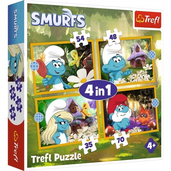 Puzzle Život u Štrumpf selu