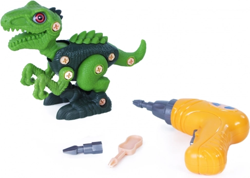 Vijčani dinosaurus Velociraptor s baterijskim odvijačem