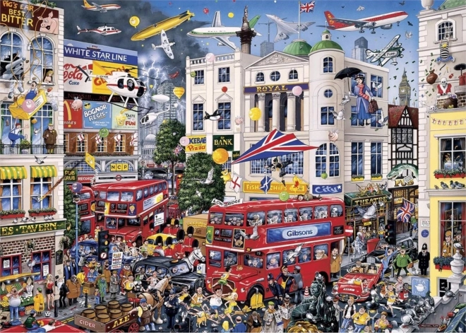 GIBSONS Puzzle Volim London 1000 dijelova