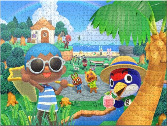 Šareni motiv iz Animal Crossinga