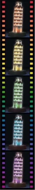 RAVENSBURGER Svjetleća 3D slagalica Noćna edicija Kosi toranj u Pisi 216 dijelova
