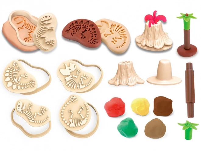 Set od plastelina dinosaurusi