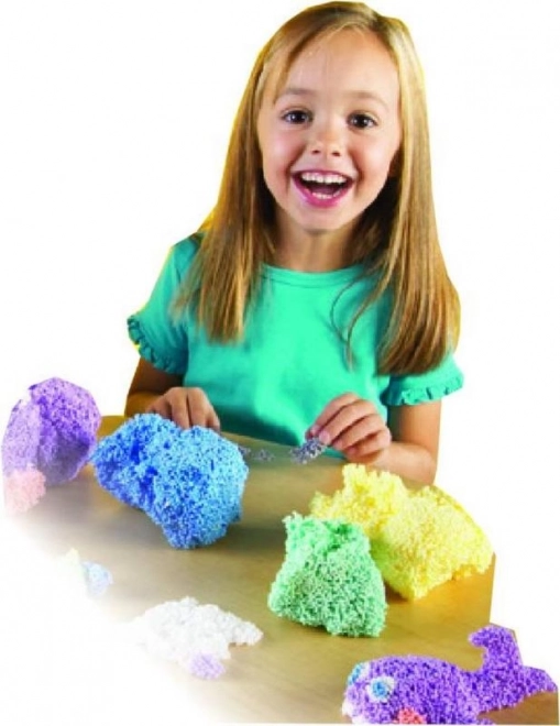 PlayFoam® Modelina/Plastelina kugličasta 4 boje na karti 19,5x27x3cm