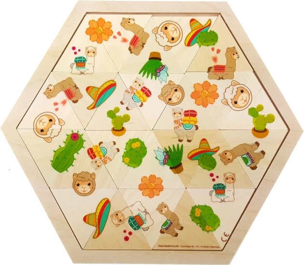 hess puzzle mozaik lama 24 dijelova