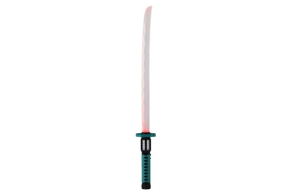 Svjetleći plastični samurajski mač 73 cm