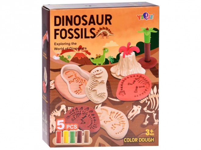 Set od plastelina dinosaurusi