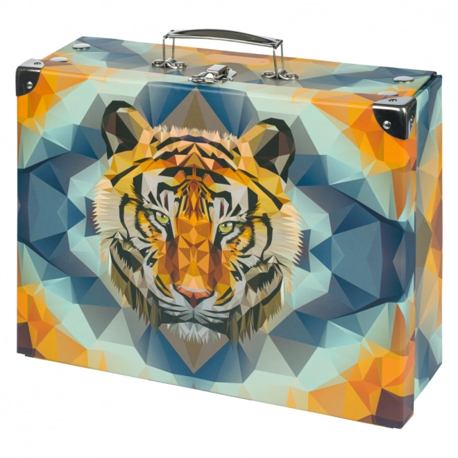 BAAGL Sklopivi školski kovčeg Tiger s kovom