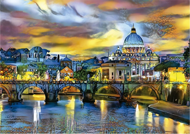 Educa puzzle Bazilika sv. Petra i Anđeoski most 1500 dijelova