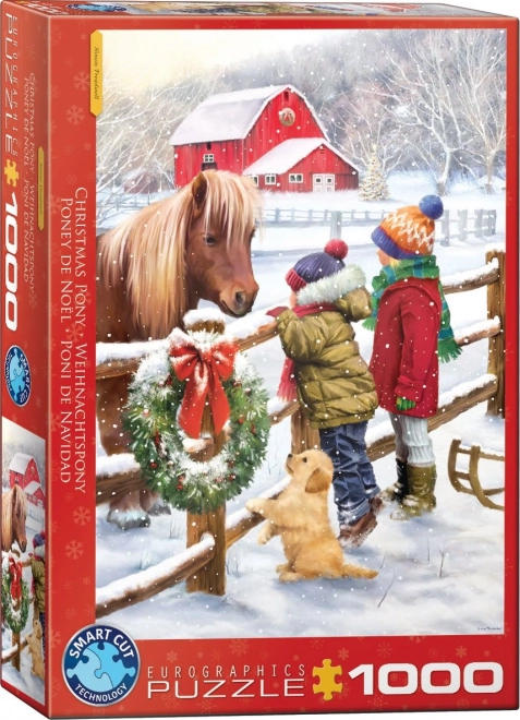 Puzzle Božićni poni 1000 djelića od Eurographics