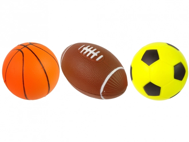 Set mekih sportskih lopti 3u1 Nogomet Košarka