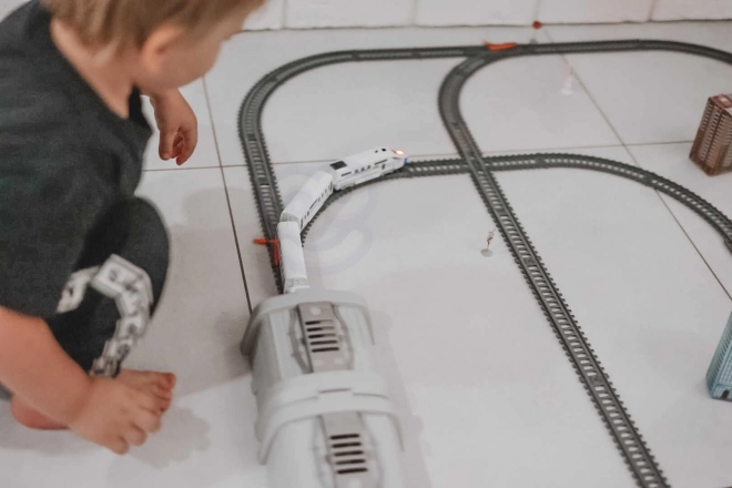 Električni željeznički set Woopie s mostom i tunelom