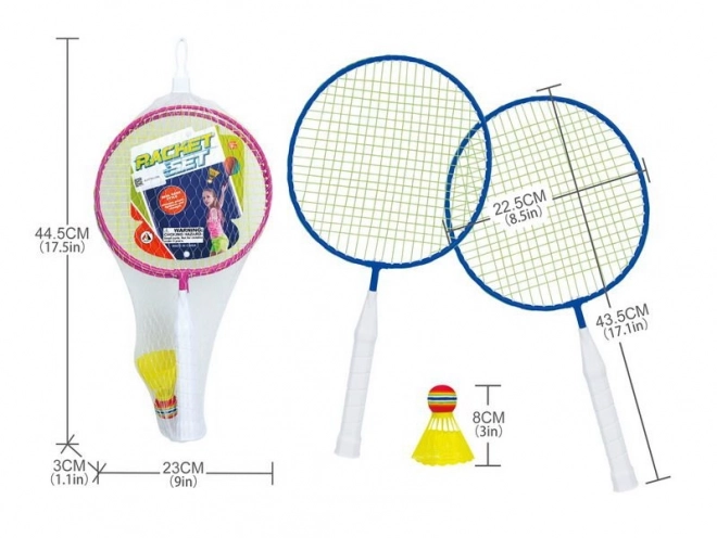 Badminton set sa reketama i lopticom