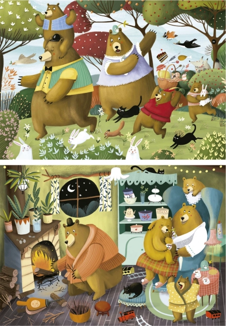Educa Puzzle Šumske priče 2x20 komada