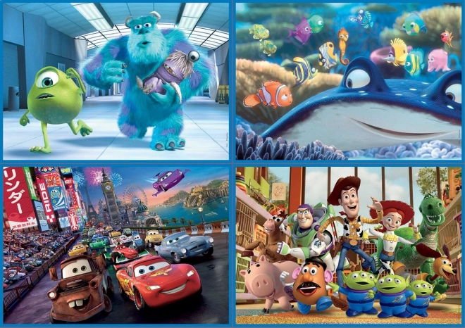 EDUCA Puzzle Disney Pixar Mix 4u1 (50,80,100,150 dijelova)